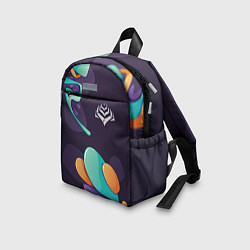 Детский рюкзак Warframe graffity splash, цвет: 3D-принт — фото 2