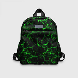 Детский рюкзак Разломы зеленого пламени