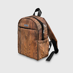 Детский рюкзак Текстура дерева, цвет: 3D-принт — фото 2