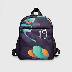 Детский рюкзак Among Us graffity splash, цвет: 3D-принт