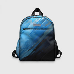 Детский рюкзак Black blue style, цвет: 3D-принт
