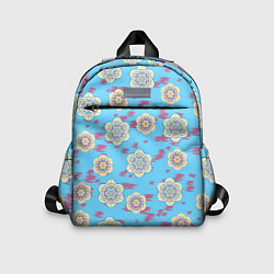 Детский рюкзак Мандала орнамент на пятнах, цвет: 3D-принт