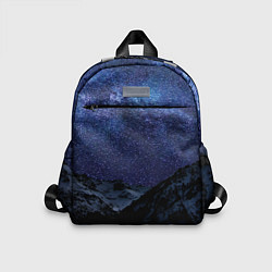 Детский рюкзак Снежные горы и космос