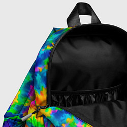 Детский рюкзак Тай-дай цветные краски, цвет: 3D-принт — фото 2