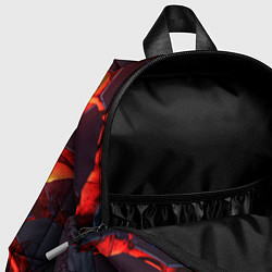 Детский рюкзак Огненные наносоты, цвет: 3D-принт — фото 2