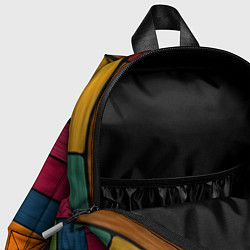 Детский рюкзак Цветные кирпичики, цвет: 3D-принт — фото 2