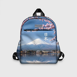 Детский рюкзак Цветущая сакура на фоне Фудзиямы - Япония