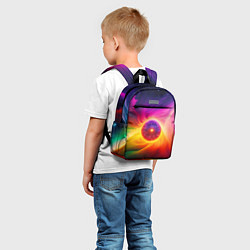 Детский рюкзак Неоновое солнце, цвет: 3D-принт — фото 2