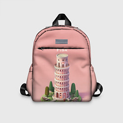 Детский рюкзак Pisa Isometric, цвет: 3D-принт