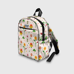 Детский рюкзак Pretty flowers, цвет: 3D-принт — фото 2