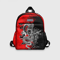 Детский рюкзак Дракон с катаной, цвет: 3D-принт