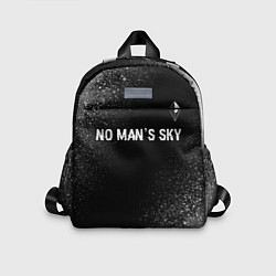Детский рюкзак No Mans Sky glitch на темном фоне: символ сверху, цвет: 3D-принт