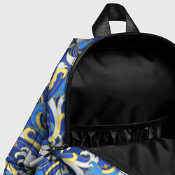 Детский рюкзак Японский традиционный узор волн, цвет: 3D-принт — фото 2