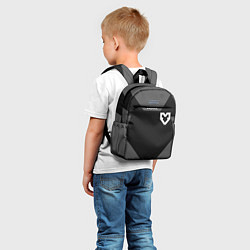 Детский рюкзак Форма Mouz black, цвет: 3D-принт — фото 2