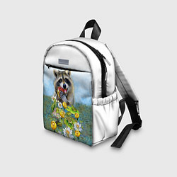 Детский рюкзак Енот и кувшинки, цвет: 3D-принт — фото 2