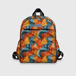 Детский рюкзак Волны ярких красок, цвет: 3D-принт