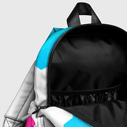 Детский рюкзак Minecraft neon gradient style, цвет: 3D-принт — фото 2