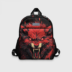 Детский рюкзак Red wolf, цвет: 3D-принт