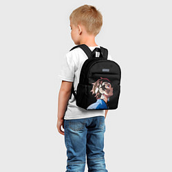 Детский рюкзак Танджиро - клинок - минимализм, цвет: 3D-принт — фото 2