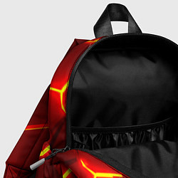 Детский рюкзак Киберпанк призрачная свобода красный неон, цвет: 3D-принт — фото 2