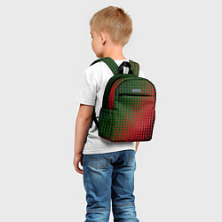 Детский рюкзак Абстракция в стиле гуччи, цвет: 3D-принт — фото 2