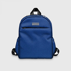 Детский рюкзак Однотонный синий рябь, цвет: 3D-принт