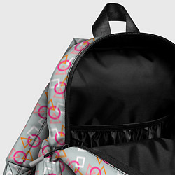 Детский рюкзак Яркая геометрия, цвет: 3D-принт — фото 2