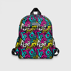 Детский рюкзак Цветные зигзаги Colored zigzags, цвет: 3D-принт