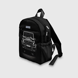 Детский рюкзак Чёрный Гелендваген, цвет: 3D-принт — фото 2