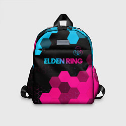 Детский рюкзак Elden Ring - neon gradient: символ сверху, цвет: 3D-принт
