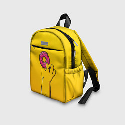 Детский рюкзак Гомер и пончик, цвет: 3D-принт — фото 2