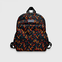 Детский рюкзак Оранжевые листочки, цвет: 3D-принт
