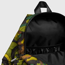 Детский рюкзак Пластилиновый хаки, цвет: 3D-принт — фото 2
