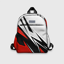 Детский рюкзак Бело-красная униформа для зала, цвет: 3D-принт