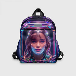 Детский рюкзак Девушка в кристалле, цвет: 3D-принт
