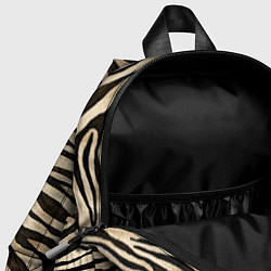 Детский рюкзак Шкура зебры и белого тигра, цвет: 3D-принт — фото 2