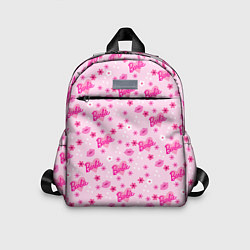 Детский рюкзак Барби, сердечки и цветочки