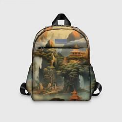 Детский рюкзак Пейзаж в китайском стиле, цвет: 3D-принт