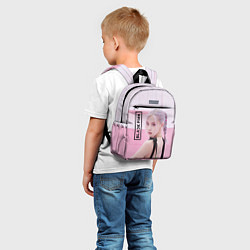 Детский рюкзак Rose Black pink, цвет: 3D-принт — фото 2