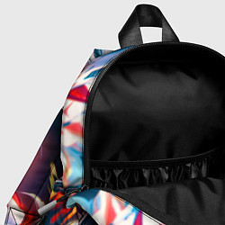 Детский рюкзак Девушка киберсамурай и дракон от нейросети, цвет: 3D-принт — фото 2