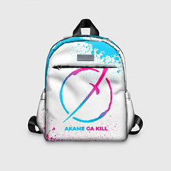 Детский рюкзак Akame ga Kill neon gradient style, цвет: 3D-принт