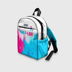 Детский рюкзак Half-Life neon gradient style: символ сверху, цвет: 3D-принт — фото 2