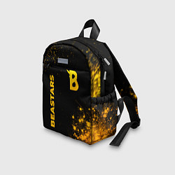 Детский рюкзак Beastars - gold gradient: надпись, символ, цвет: 3D-принт — фото 2
