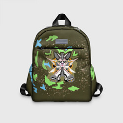 Детский рюкзак Лис с сердечками, цвет: 3D-принт