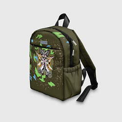 Детский рюкзак Лис с сердечками, цвет: 3D-принт — фото 2