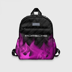 Детский рюкзак Porsche pro racing: символ сверху, цвет: 3D-принт