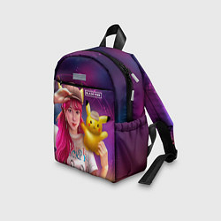 Детский рюкзак Jisoo and Pikachu, цвет: 3D-принт — фото 2