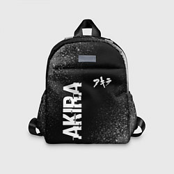 Детский рюкзак Akira glitch на темном фоне: надпись, символ, цвет: 3D-принт