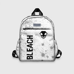 Детский рюкзак Bleach glitch на светлом фоне: надпись, символ, цвет: 3D-принт