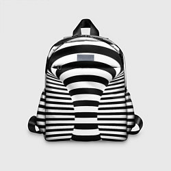 Детский рюкзак Черно-белая иллюзия, цвет: 3D-принт